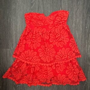 Strapless Mini Dress